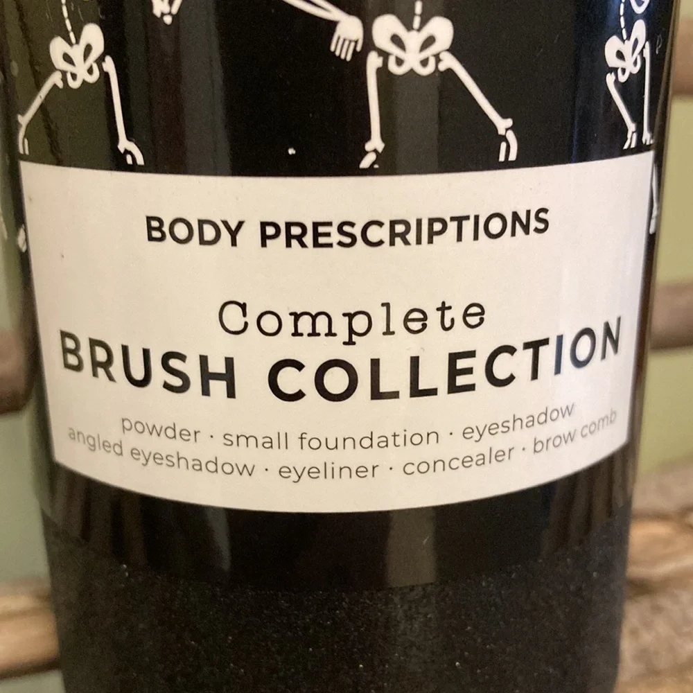 NEW! BODY PRESCRIPTIONS HALLOWEEN SKELETON Complete BRUSH COLLECTION.
